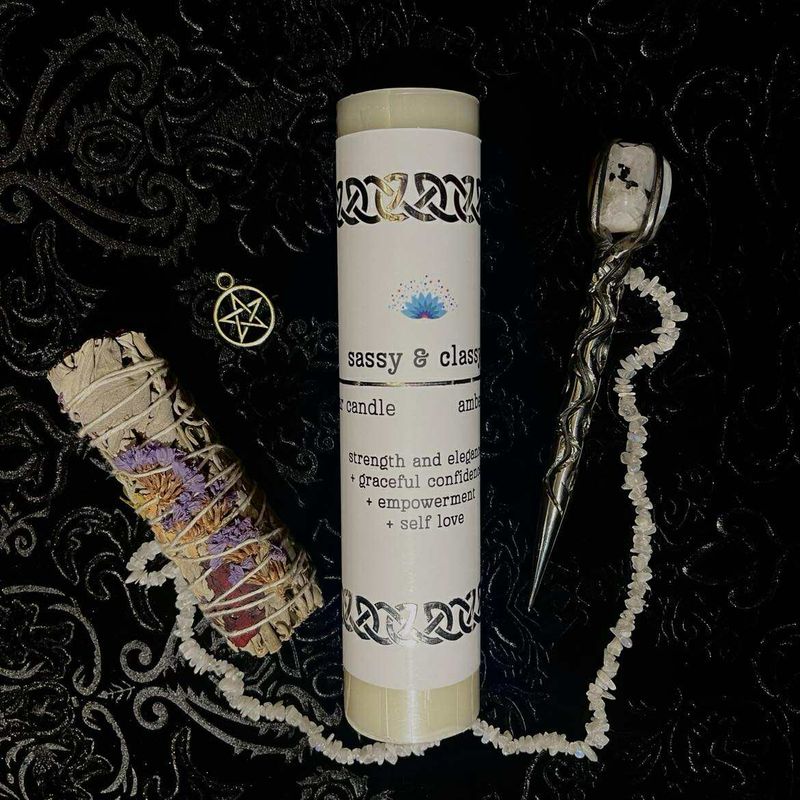 Manifestation Pillar Candle - Sassy and Classy