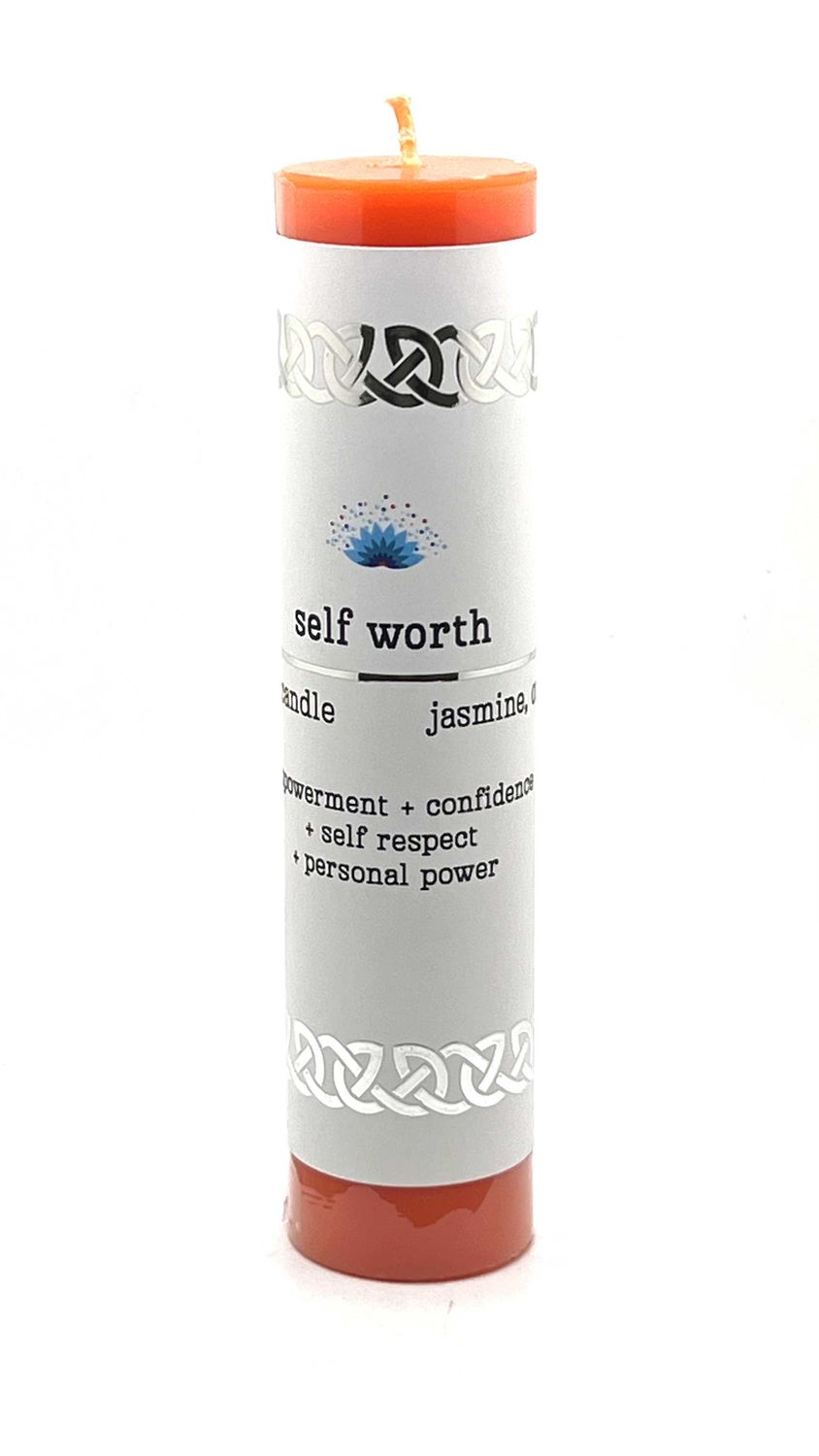 Manifestation Pillar Candle - Self Worth