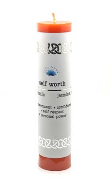 Manifestation Pillar Candle - Self Worth