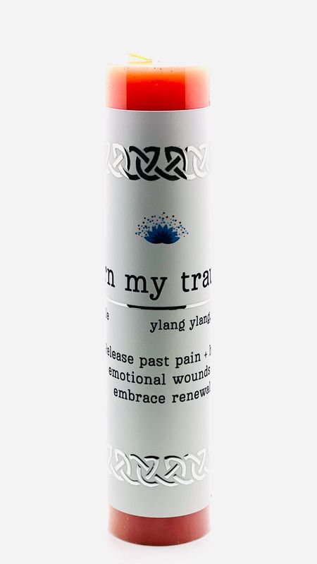 Manifestation Pillar Candle - Burn My Trauma