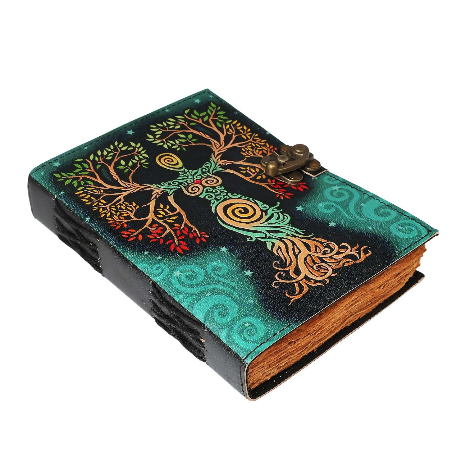 Leather Journal Tree Of Life Goddess