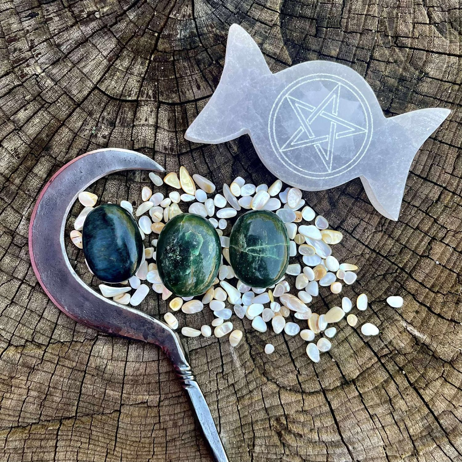 Aventurine Palm Stone