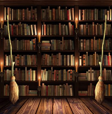 Various books on witchcraft, wicca and pagan topics