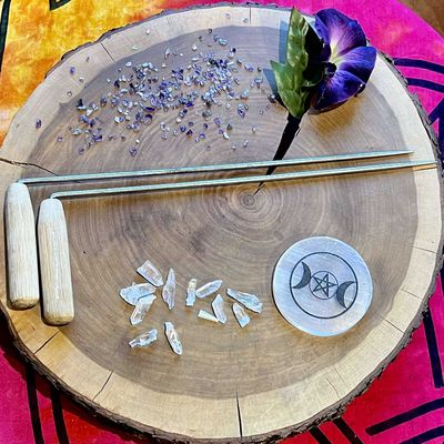 Dowsing Rods With White Oak Handles