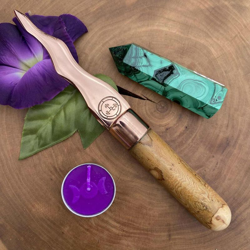 Copper and Apple Lilith Athame Cunning Craft