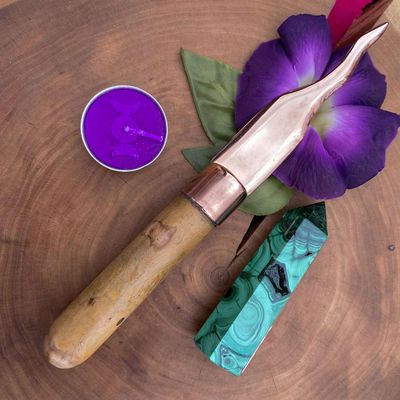 Copper and Apple Lilith athame Sigil Of Lucifer Cunning Craft