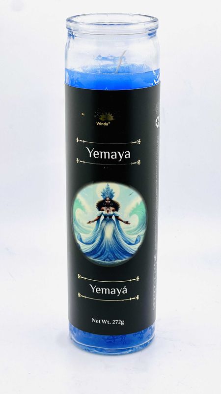 7 Day Glass Ritual Candle Yemaya