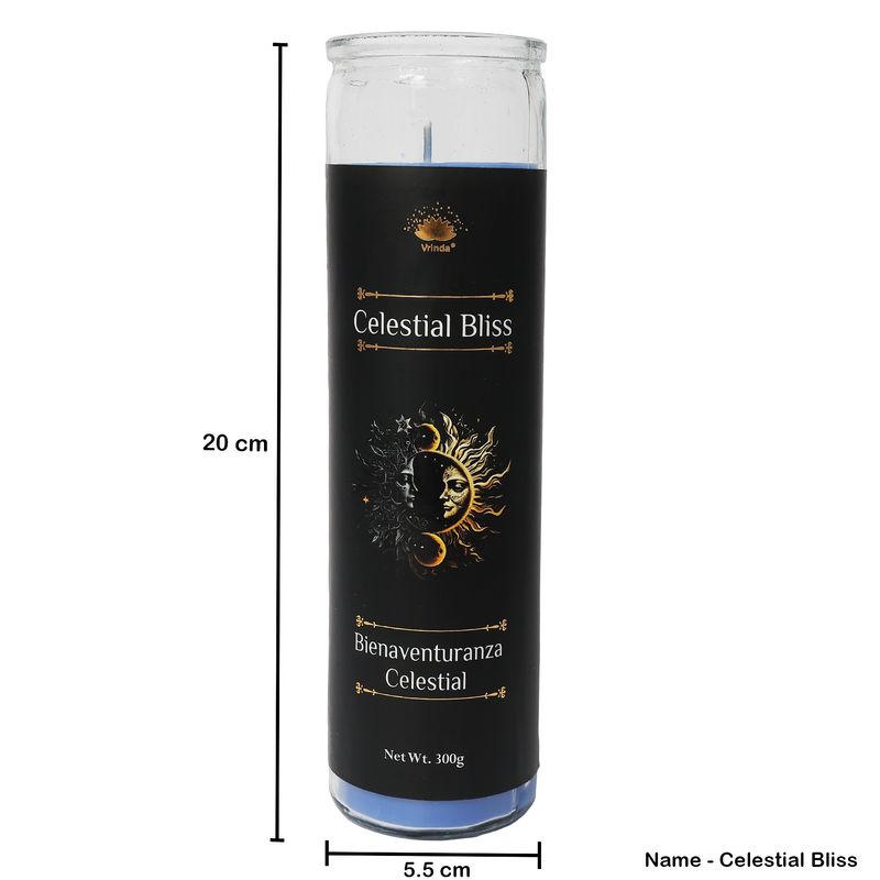 7 Day Glass Ritual Candle Celestial Bliss