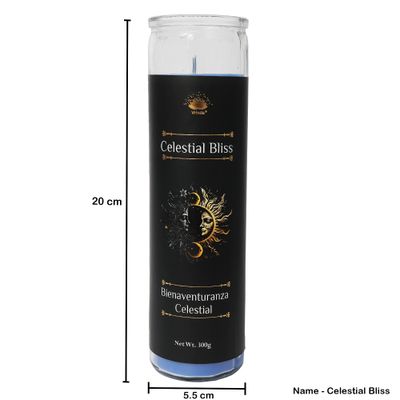 7 Day Glass Ritual Candle Celestial Bliss