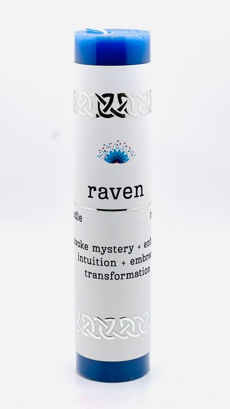 Manifestation Pillar Candle - Raven