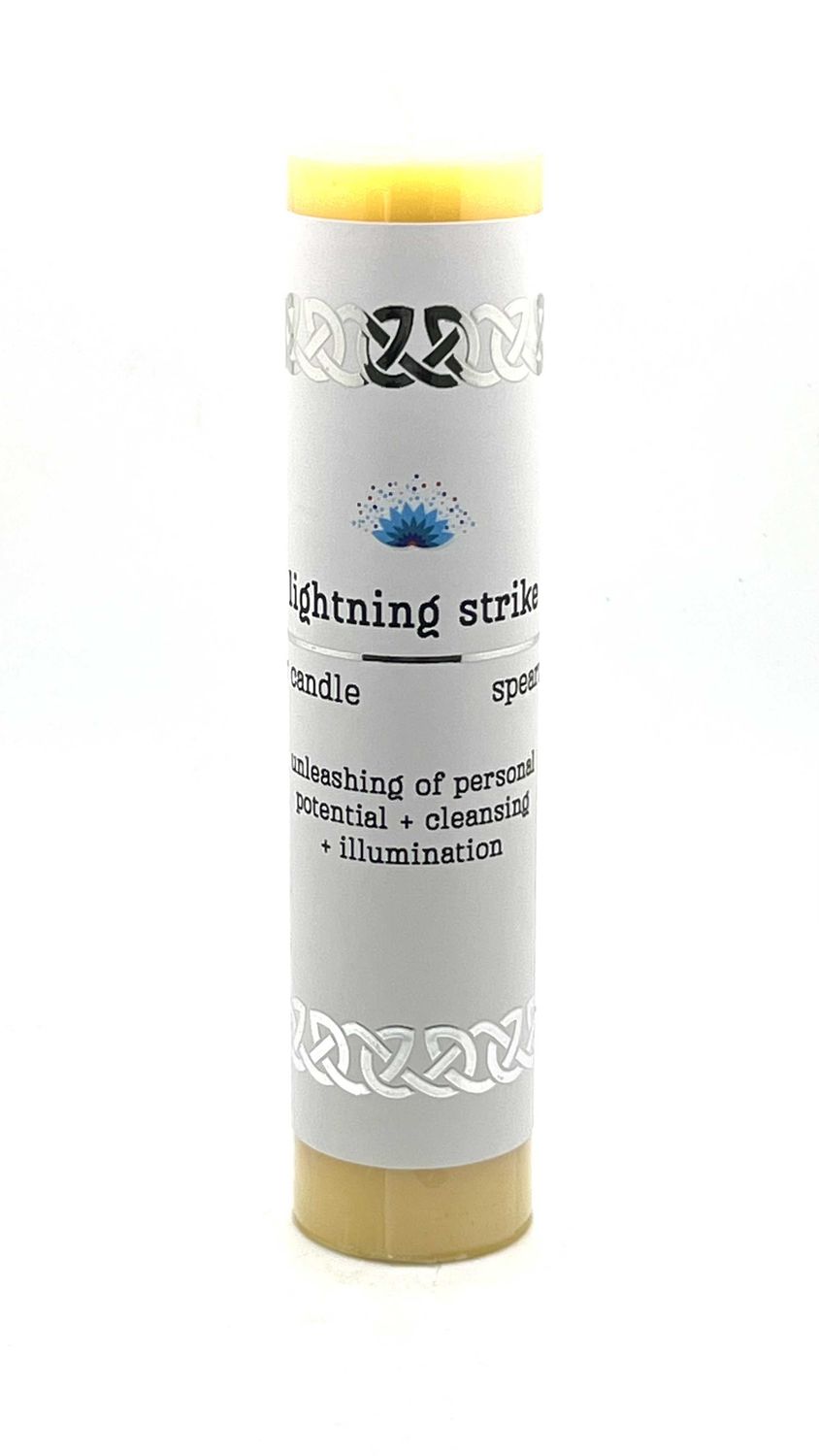 Manifestation Pillar Candle - Lightning Strike
