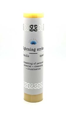Manifestation Pillar Candle - Lightning Strike