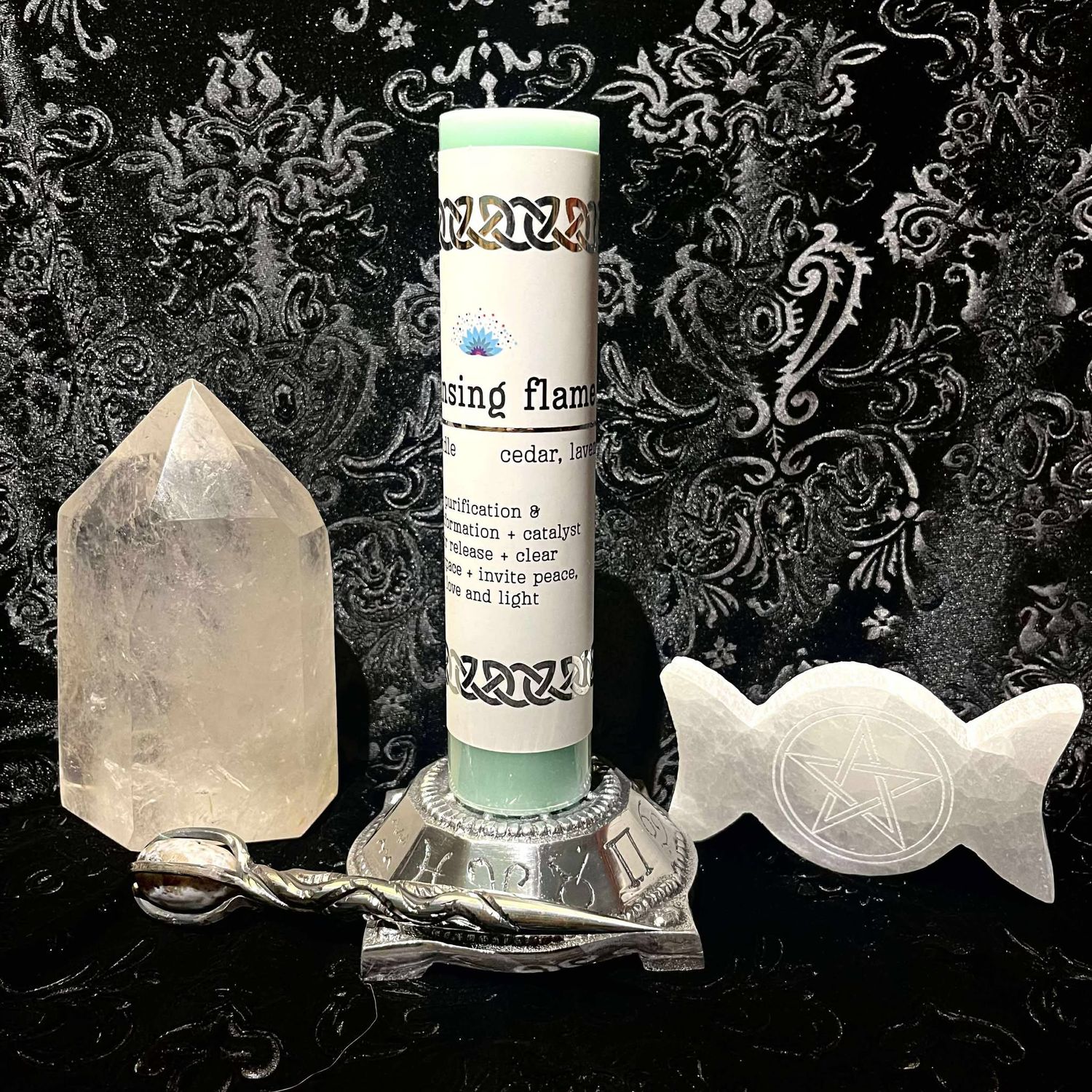 Manifestation Pillar Candle - Cleansing Flame