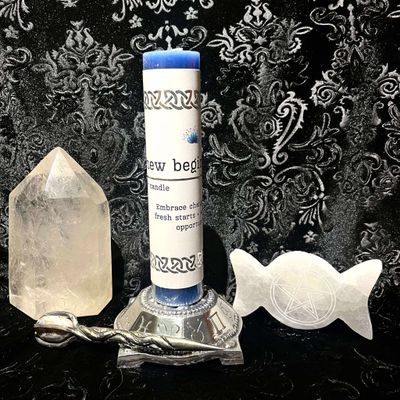 Manifestation Pillar Candle - New Beginning