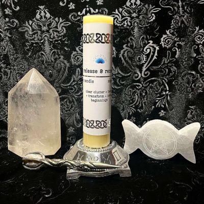 Manifestation Pillar Candle - Release &amp; Renew