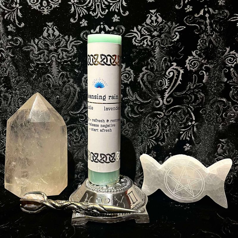 Manifestation Pillar Candle - Cleansing Rain