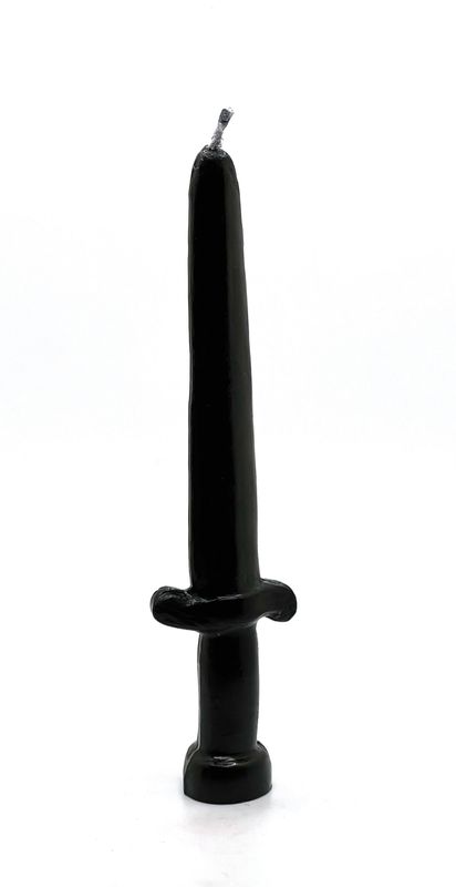 Sword Candle "7 inches"- Black