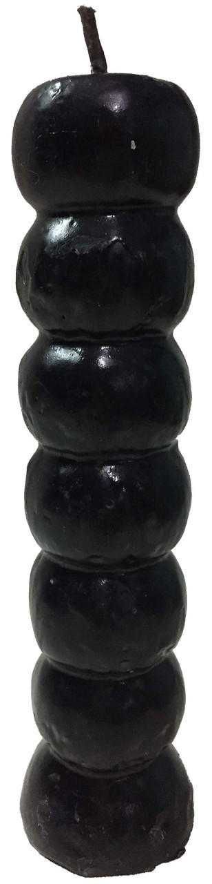 7 Knob wishing Candle- Black