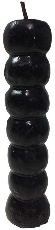 7 Knob wishing Candle- Black