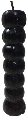 7 Knob wishing Candle- Black
