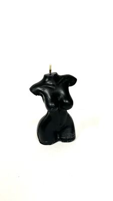 Black Female Torso Candle