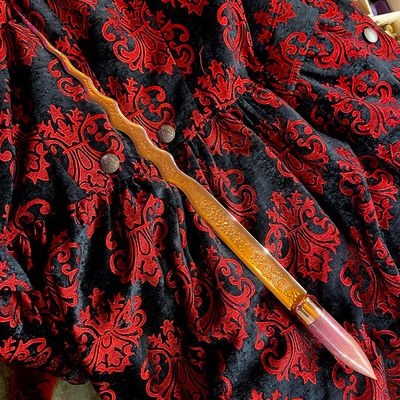 Luna Ignis Copper pentacle Short Sword Purple Heart Handle