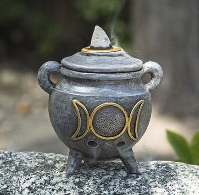 TRIPLE MOON CAULDRON BACKFLOW BURNER 14324