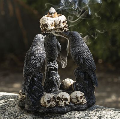 RAVEN BACKFLOW INCENSE BURNER 14935