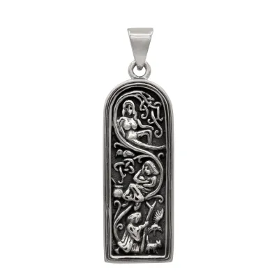 Sterling Silver Maiden Mother Crone Pendant