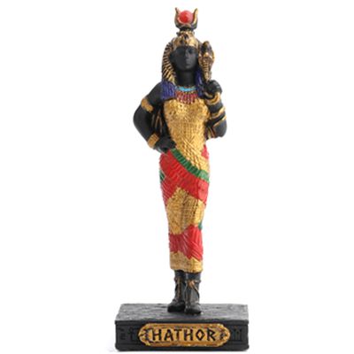 Egyptian Mini Statue - Hathor (Painted)
