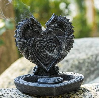 DRAGON DOUBLE HEART BACKFLOW BURNER 13940