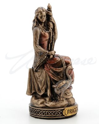 Norse Mini Statue - Frigga (Bronze)
