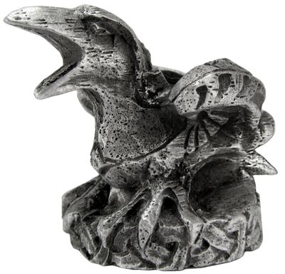 Pewter Mini Raven Candle Holder