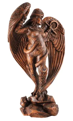 Paul Borda Lilith Statue - Wood Finish