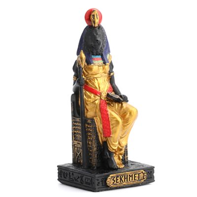 Egyptian Mini Statue - Sekhmet (Painted)
