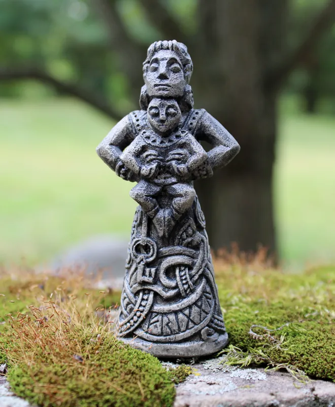 4" Paul Borda Norse Goddess Frigga -Stone Finish