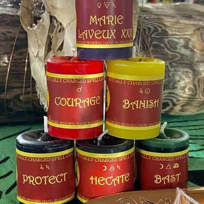 Luna Ignis Witchcraft Votive Spell Candles