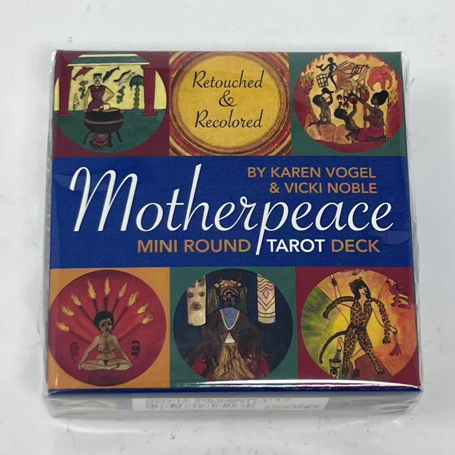 Mini Motherpeace Round Tarot Deck