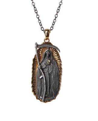 SANTA MUERTE NECKLACE 12198