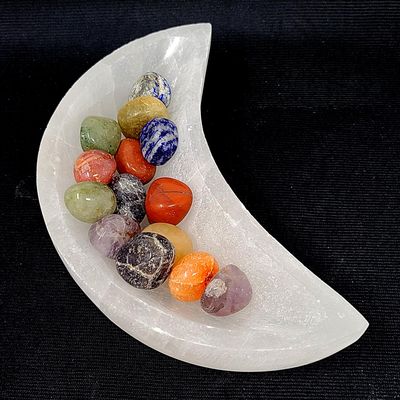 Selenite Large Offering Bowl 6"