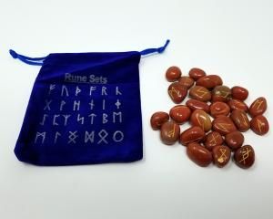 Red Jasper Rune Set