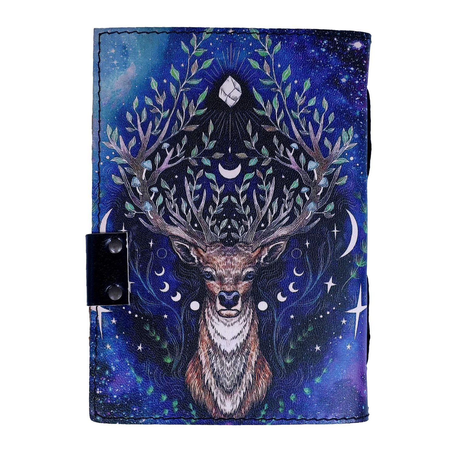 Leather Journal Celestial Stag
