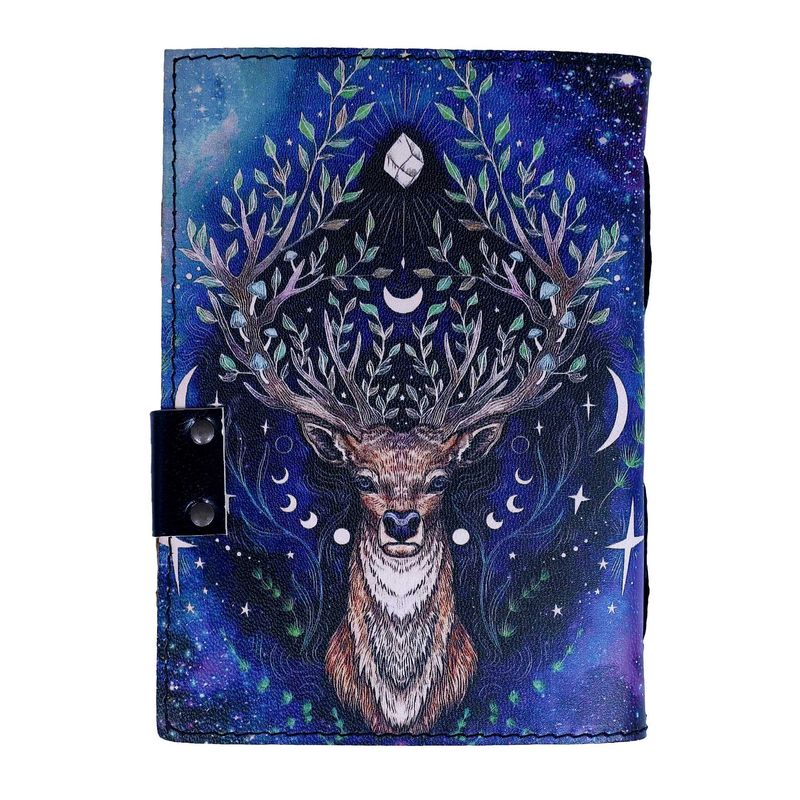 Leather Journal Celestial Stag