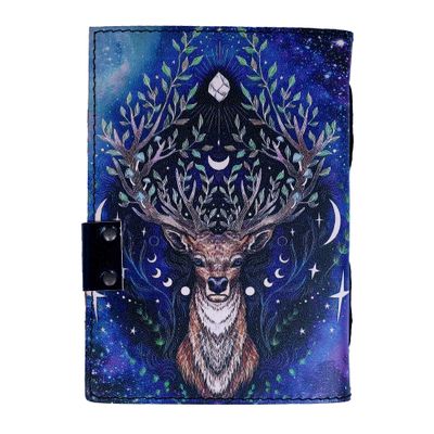 Leather Journal Celestial Stag