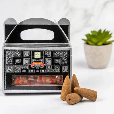 Satya Backflow Incense Cones Super Hit 24 per pack
