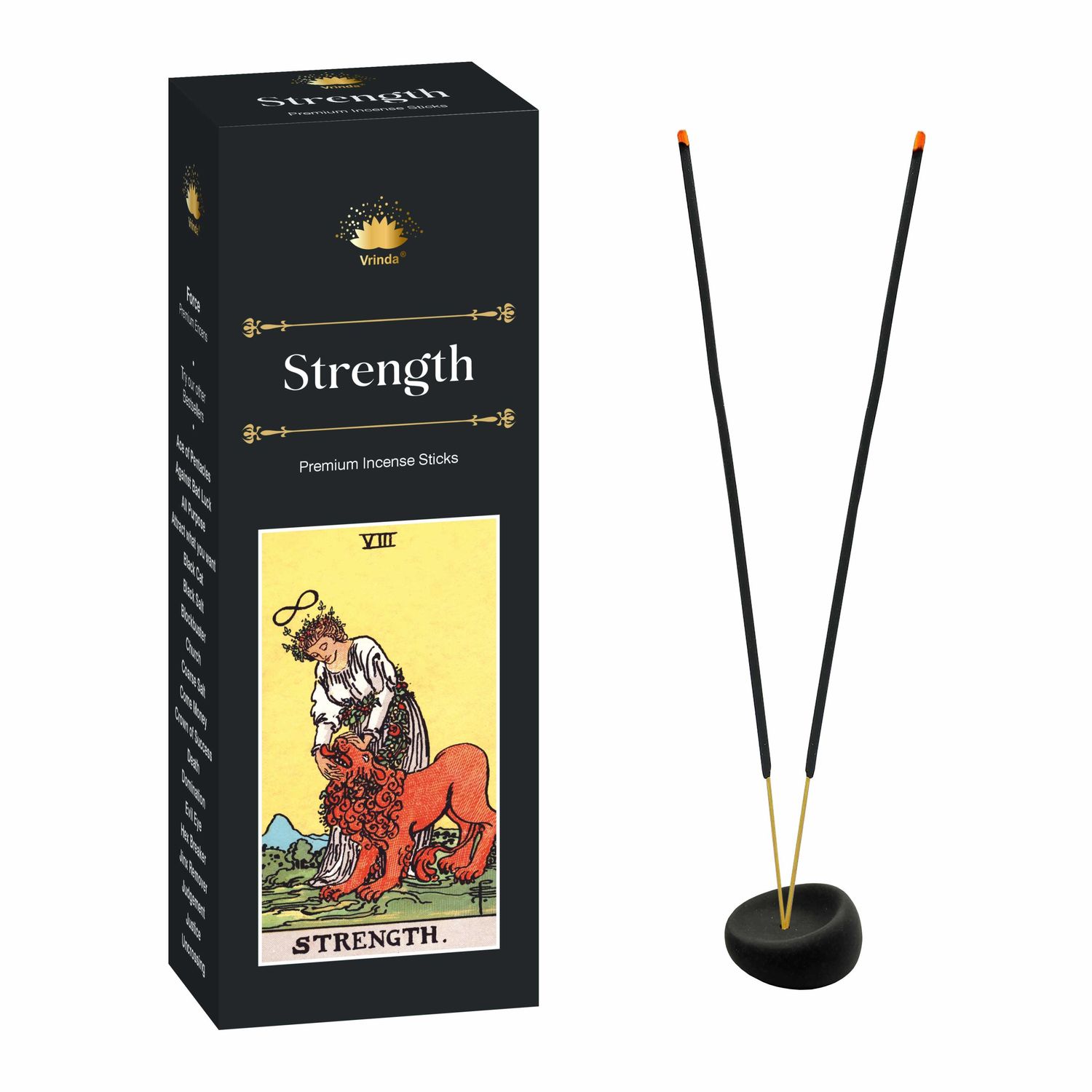 Vrinda Tarot Stick Incense- Strength