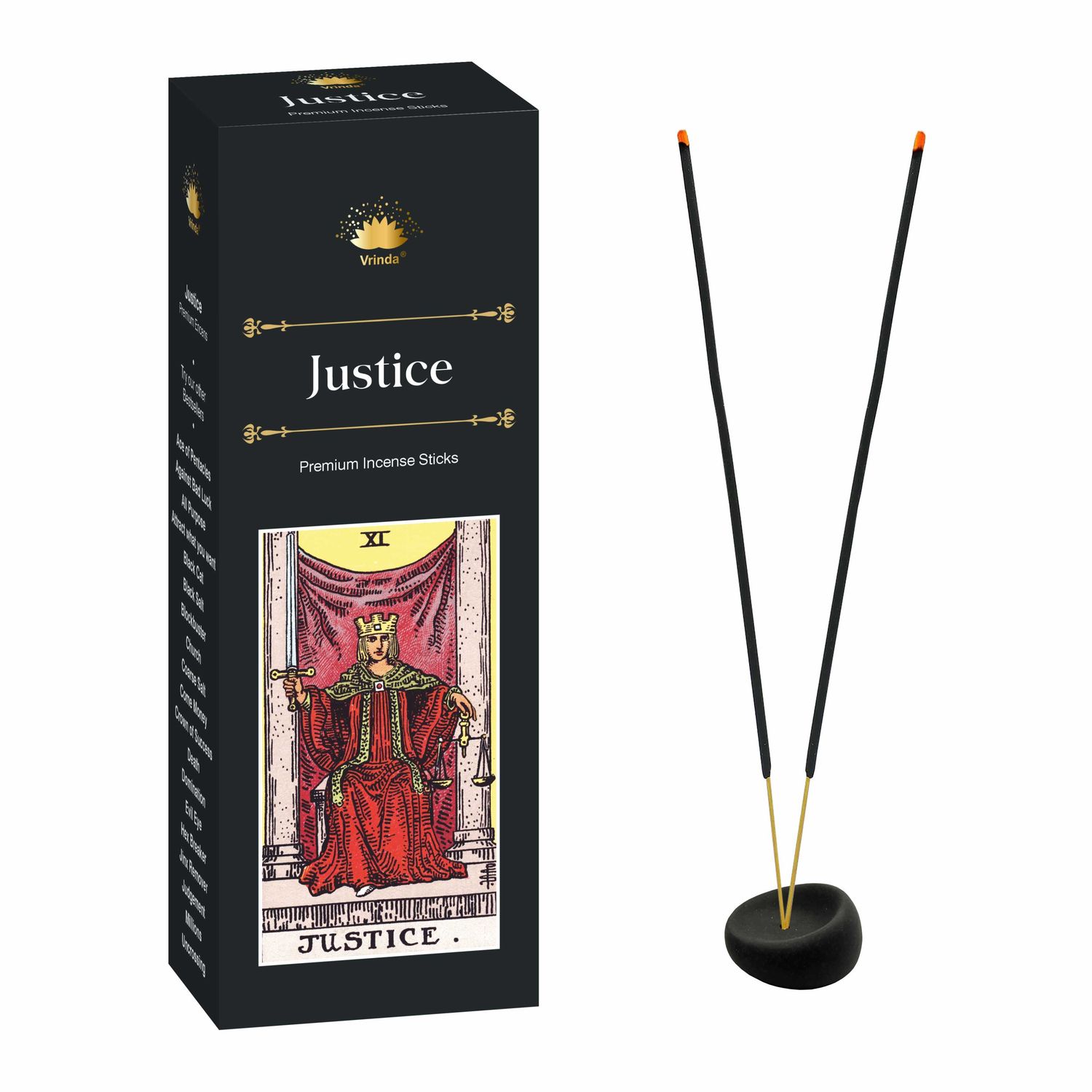 Vrinda Tarot Stick Incense- Justice Vrinda Tarot Stick Incense- Justice
