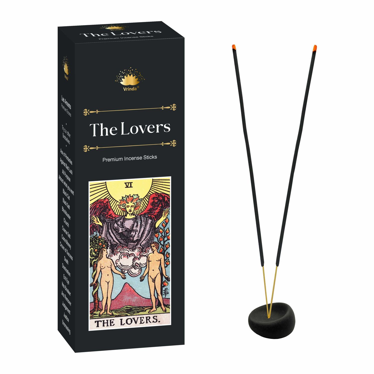 Vrinda Tarot Stick Incense- The Lovers