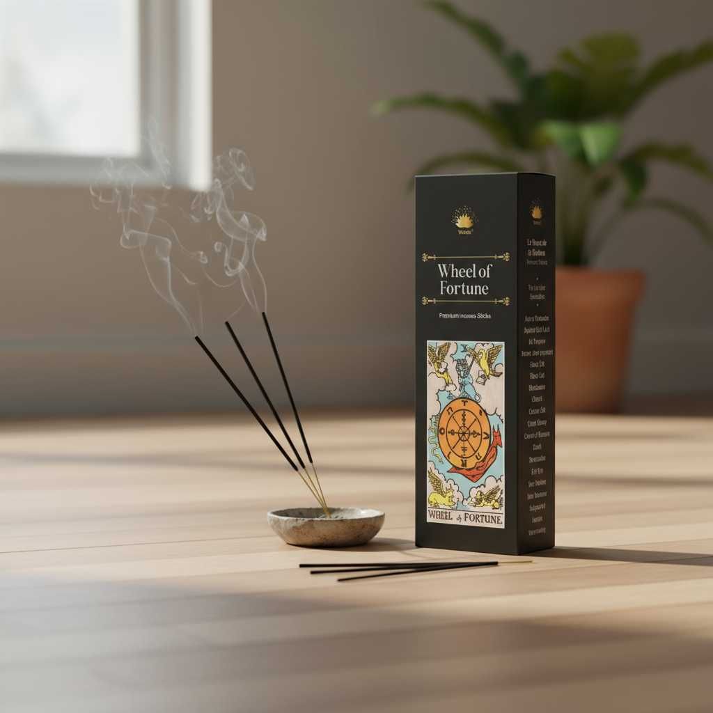 Vrinda Tarot Stick Incense- Wheel Of Fortune Vrinda Tarot Stick Incense- Wheel Of Fortune