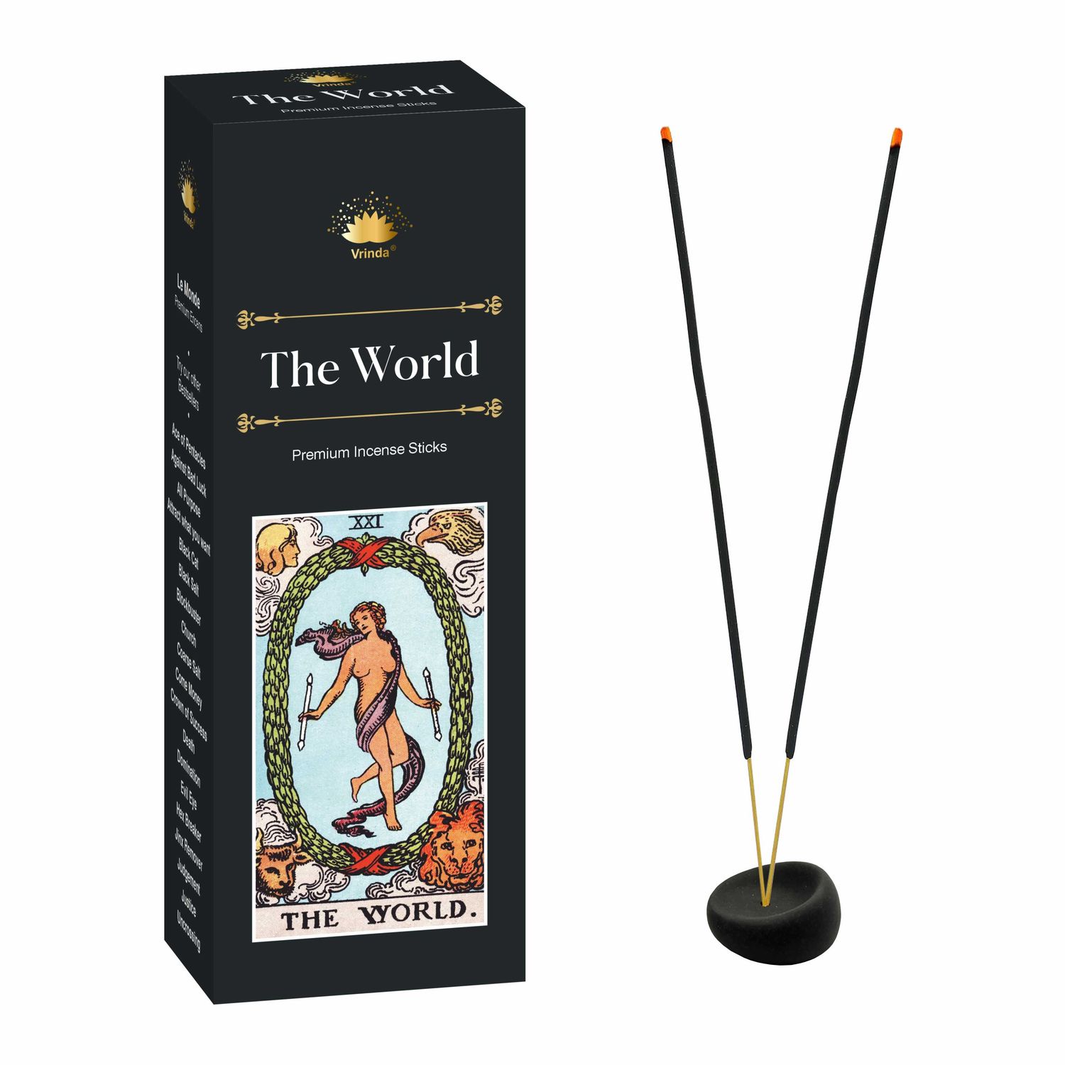 Vrinda Tarot Stick Incense- The World Vrinda Tarot Stick Incense- The World